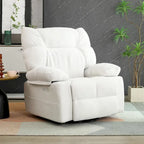 Fauteuil inclinable pivotant XINMICS, fauteuil berçant électrique avec massage et chauffage