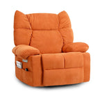 Fauteuil inclinable pivotant XINMICS, fauteuil berçant électrique avec massage et chauffage