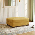 Pouf d'appoint surdimensionné en velours côtelé moderne