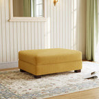 Pouf d'appoint surdimensionné en velours côtelé moderne