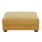Pouf d'appoint surdimensionné en velours côtelé moderne