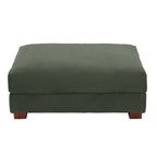Pouf d'appoint surdimensionné en velours côtelé moderne