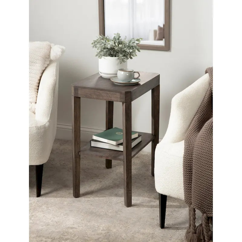 Table d'appoint en bois Kate et Laurel Talcott
