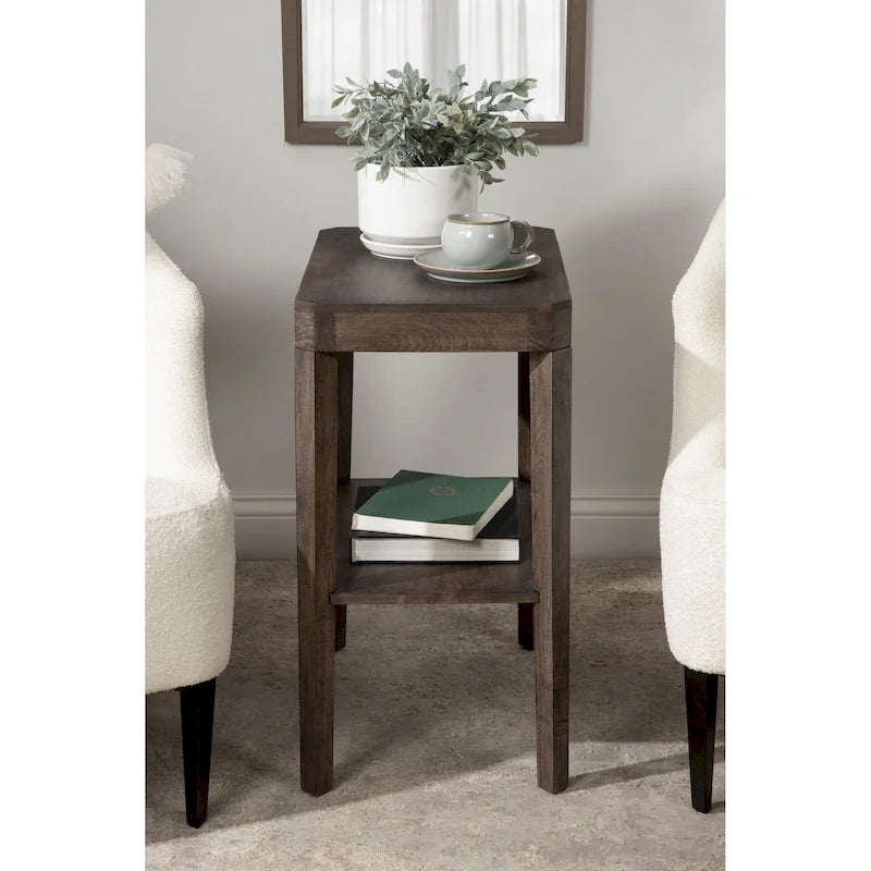Table d'appoint en bois Kate et Laurel Talcott