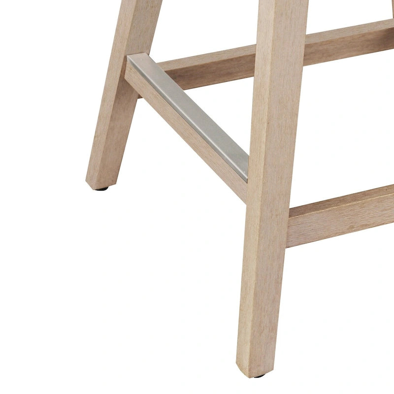 Tabourets de bar pivotants COZYMAN 26 po, structure moderne en bois, revêtement en tissu/similicuir, tabourets d'îlot rembourrés