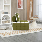 Fauteuil relax d'appoint une place, profond et sans accoudoirs, avec assise rembourrée.