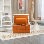Fauteuil relax d'appoint une place, profond et sans accoudoirs, avec assise rembourrée.