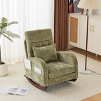 Fauteuil à bascule rembourré
