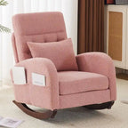 Fauteuil à bascule rembourré
