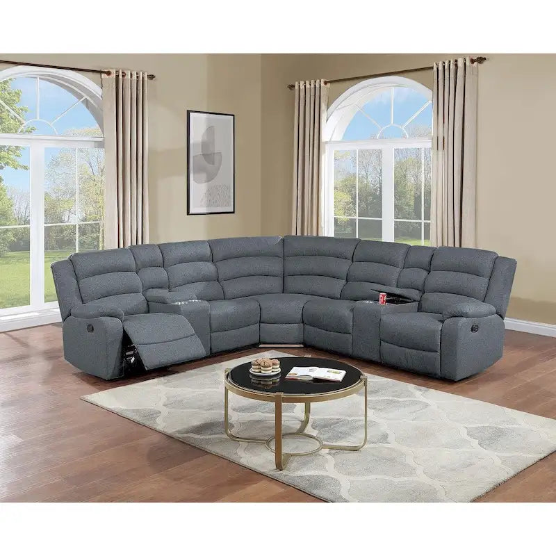 Ensemble sectionnel inclinable 3 pièces Poundex