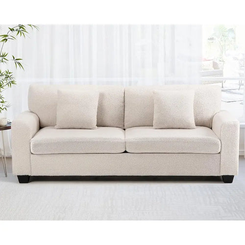 Canapé deux places surdimensionné de 83 pouces, canapé moderne avec assise profonde
