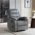 Fauteuil inclinable manuel rembourré Steph Plush Transitional