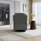 Fauteuil inclinable manuel rembourré Steph Plush Transitional