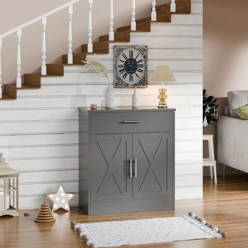 Buffet Futzca, meuble de rangement de cuisine