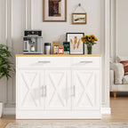 Buffet Futzca, meuble de rangement de cuisine