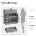 Buffet Futzca, meuble de rangement de cuisine