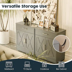 Buffet Futzca, meuble de rangement de cuisine