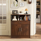 Buffet Futzca, meuble de rangement de cuisine