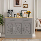 Buffet Futzca, meuble de rangement de cuisine