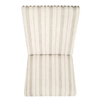 Chaises de salle à manger HomePop à tablier en bois rembourré - Lot de 2