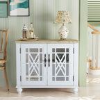 Buffet/meuble d'appoint de cuisine style vintage de 38 pouces