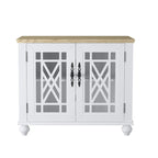 Buffet/meuble d'appoint de cuisine style vintage de 38 pouces