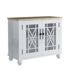Buffet/meuble d'appoint de cuisine style vintage de 38 pouces