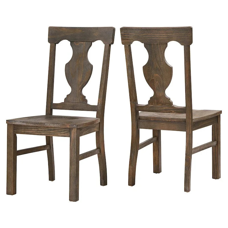 Table de salle à manger extensible ou ensemble de salle à manger Rowyn Wood par iNSPIRE Q Artisan