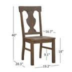 Table de salle à manger extensible ou ensemble de salle à manger Rowyn Wood par iNSPIRE Q Artisan