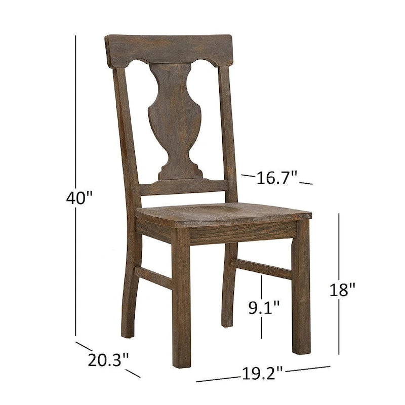 Table de salle à manger extensible ou ensemble de salle à manger Rowyn Wood par iNSPIRE Q Artisan