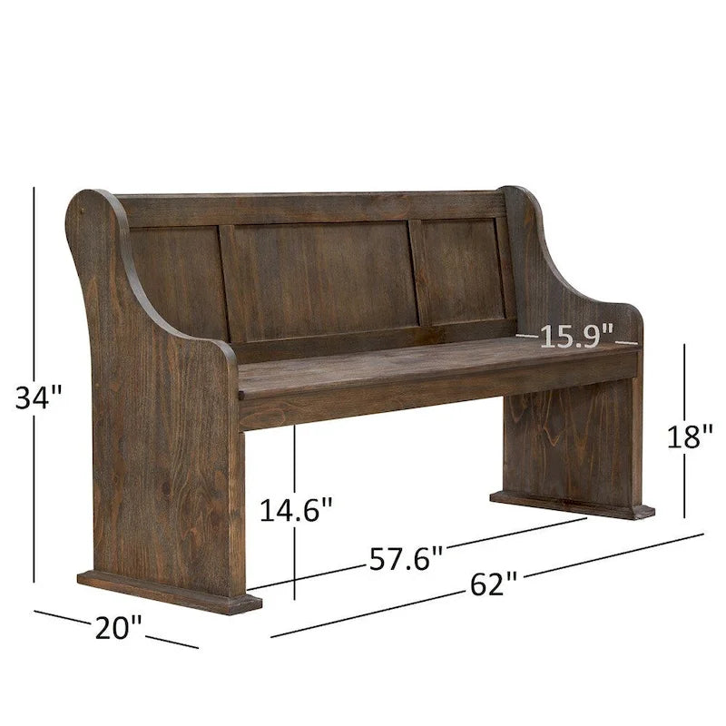 Table de salle à manger extensible ou ensemble de salle à manger Rowyn Wood par iNSPIRE Q Artisan