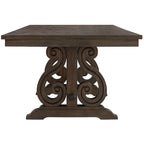 Table de salle à manger extensible ou ensemble de salle à manger Rowyn Wood par iNSPIRE Q Artisan