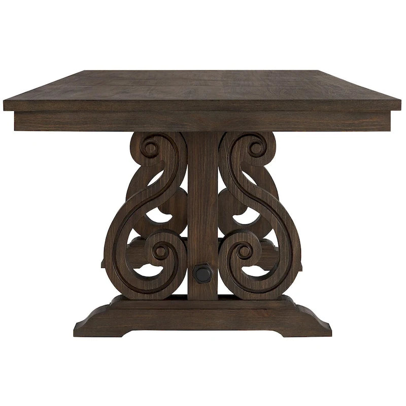 Table de salle à manger extensible ou ensemble de salle à manger Rowyn Wood par iNSPIRE Q Artisan