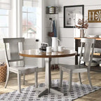 Chaises de salle à manger Eleanor à dossier à panneaux en bois (lot de 2) par iNSPIRE Q Classic