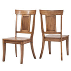 Chaises de salle à manger Eleanor à dossier à panneaux en bois (lot de 2) par iNSPIRE Q Classic