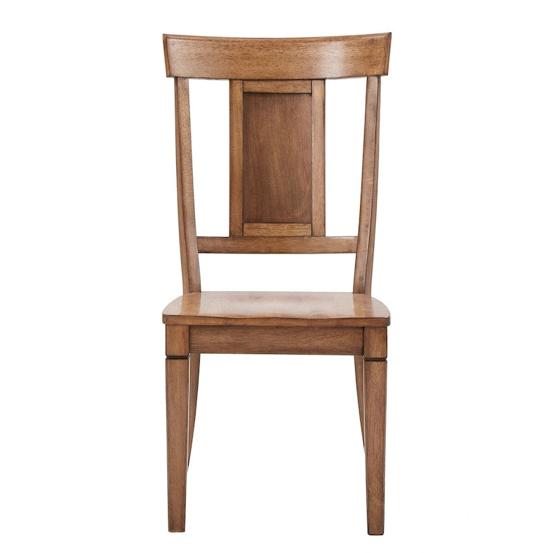 Chaises de salle à manger Eleanor à dossier à panneaux en bois (lot de 2) par iNSPIRE Q Classic
