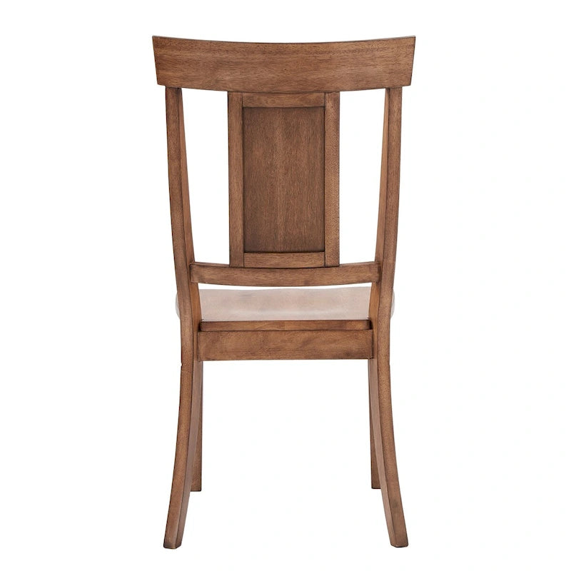 Chaises de salle à manger Eleanor à dossier à panneaux en bois (lot de 2) par iNSPIRE Q Classic