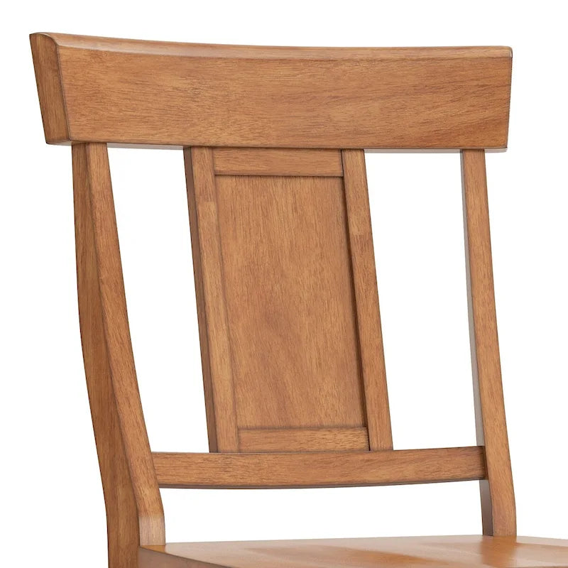 Chaises de salle à manger Eleanor à dossier à panneaux en bois (lot de 2) par iNSPIRE Q Classic