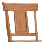 Chaises de salle à manger Eleanor à dossier à panneaux en bois (lot de 2) par iNSPIRE Q Classic