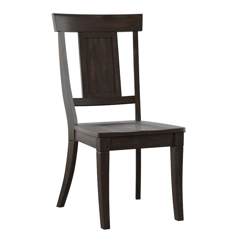Chaises de salle à manger Eleanor à dossier à panneaux en bois (lot de 2) par iNSPIRE Q Classic
