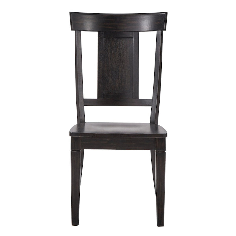 Chaises de salle à manger Eleanor à dossier à panneaux en bois (lot de 2) par iNSPIRE Q Classic