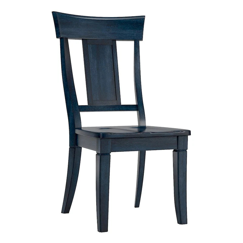 Chaises de salle à manger Eleanor à dossier à panneaux en bois (lot de 2) par iNSPIRE Q Classic