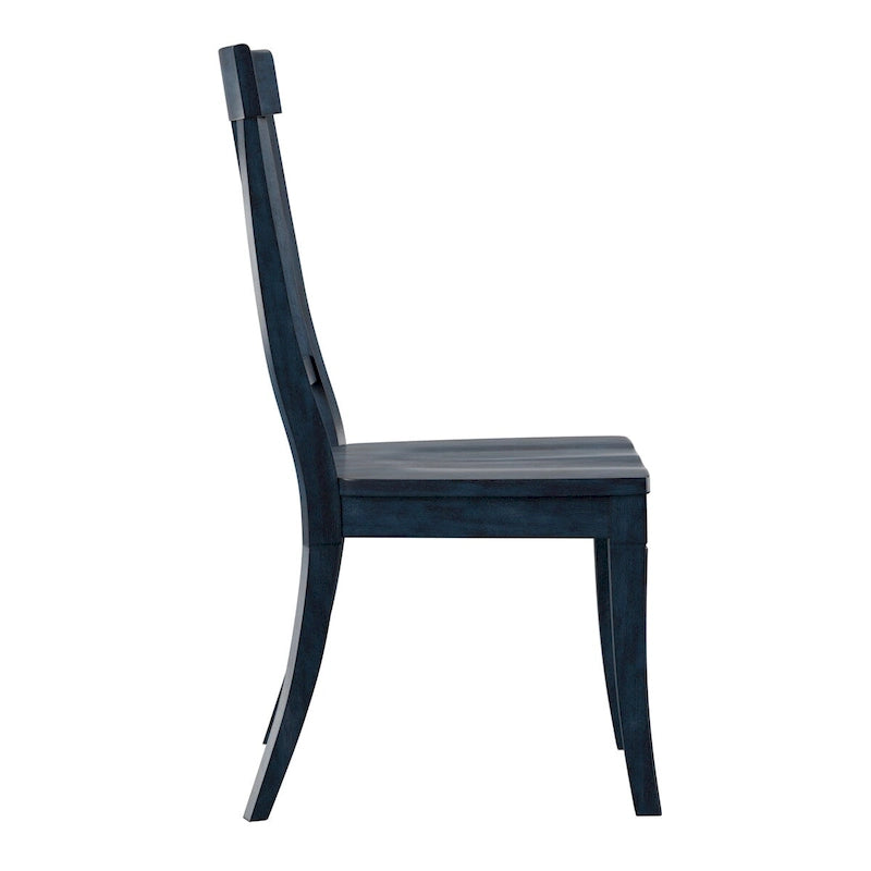 Chaises de salle à manger Eleanor à dossier à panneaux en bois (lot de 2) par iNSPIRE Q Classic