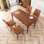 Ensemble de 2 chaises de cuisine et de salle à manger modernes en tissu rembourré