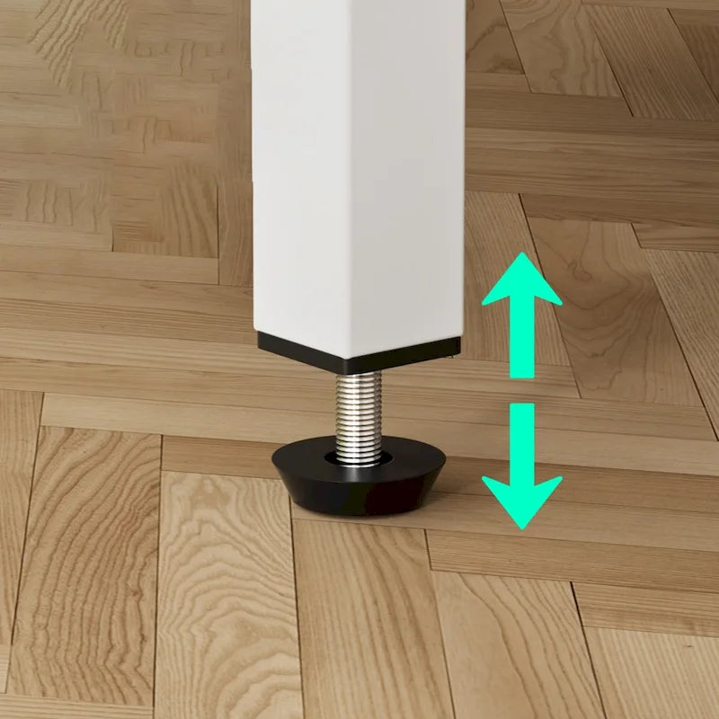 Bureau d'angle réversible en forme de L avec étagères de rangement, bureau d'angle pour bureau à domicile avec station de charge