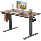 Bureau assis-debout électrique réglable en hauteur, bureau ergonomique pour ordinateur, quatre tailles, quatre couleurs