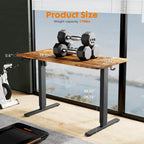 Bureau assis-debout électrique réglable en hauteur, bureau ergonomique pour ordinateur, quatre tailles, quatre couleurs