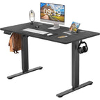 Bureau assis-debout électrique réglable en hauteur, bureau ergonomique pour ordinateur, quatre tailles, quatre couleurs