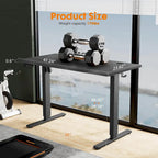 Bureau assis-debout électrique réglable en hauteur, bureau ergonomique pour ordinateur, quatre tailles, quatre couleurs