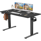 Bureau assis-debout électrique réglable en hauteur, bureau ergonomique pour ordinateur, quatre tailles, quatre couleurs